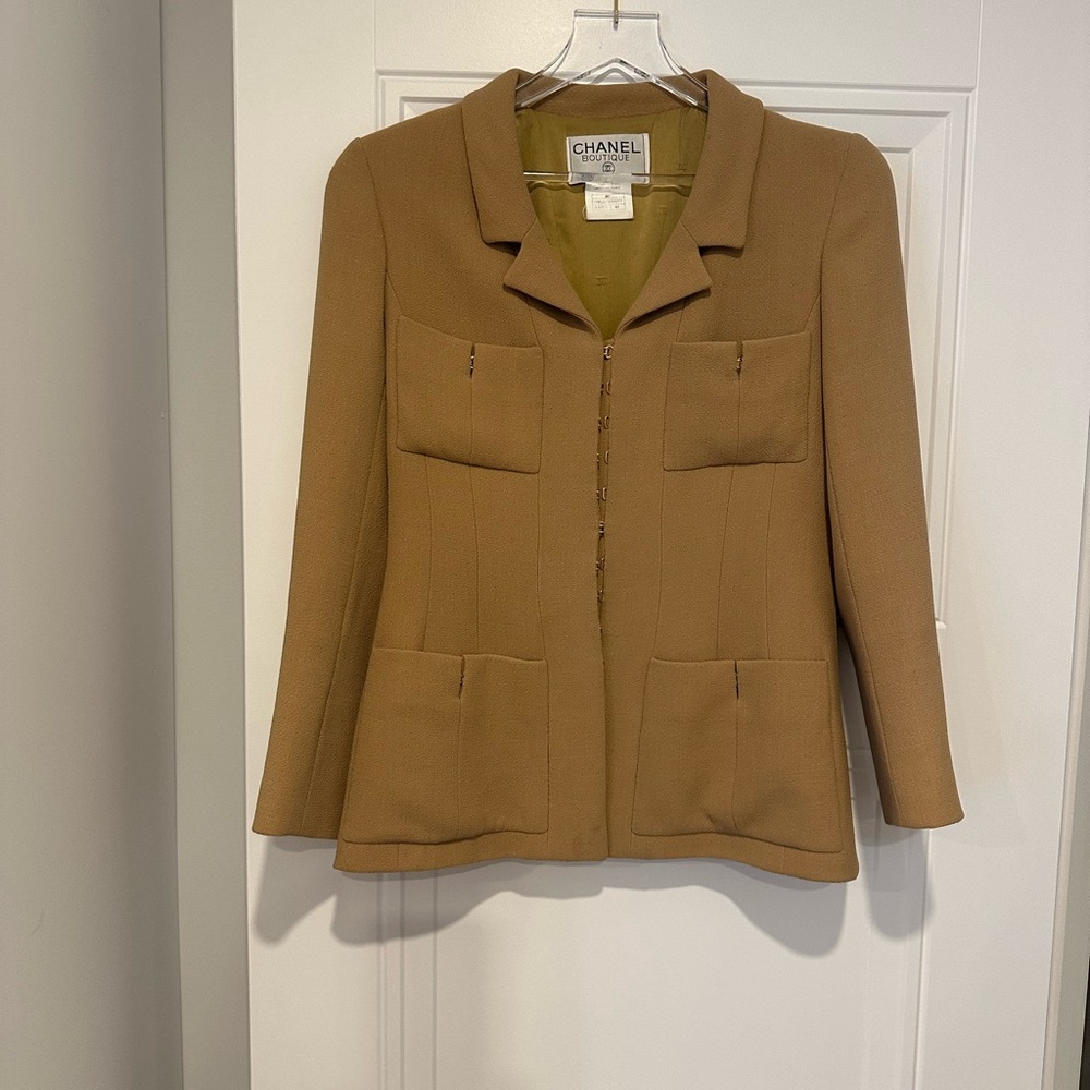 Chanel Vintage Camel Women's Blazer